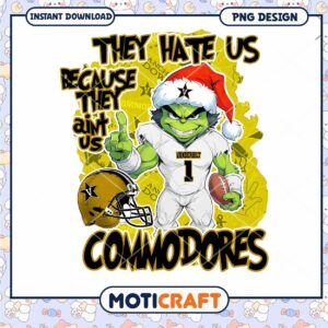 Vanderbilt Commodores Holiday PNG Design Instant Download