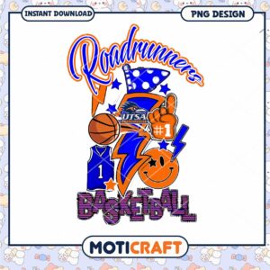UTSA Roadrunners Basketball PNG Graphic for Download
