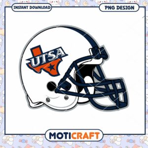 UTSA Football Helmet PNG Design Instant Download Image