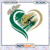 USF Football Heart Design PNG Instant Download Art 2 USF Football Heart Design PNG Instant Download Art