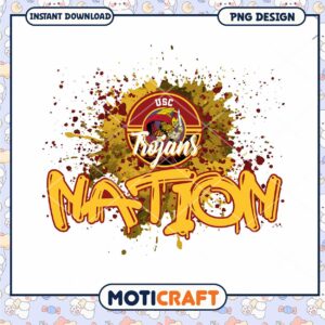 USC Trojans Nation PNG Design Instant Download Art