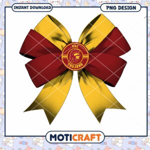 USC Trojans Bow PNG Design for Instant Download