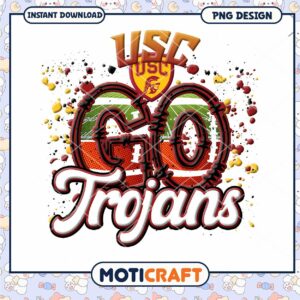 USC Go Trojans PNG Design Instant Download Art