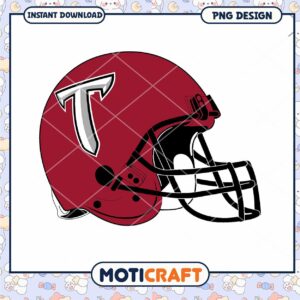 Troy University Football Helmet PNG Design Download
