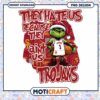 Trojans Basketball Grinch Fun PNG Design Download