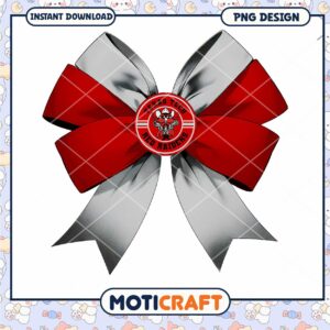 Texas Tech Red Raiders Bow PNG Instant Download Design
