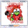Texas Tech Grinch They Hate Us PNG Design Download