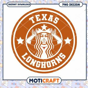 Texas Longhorns PNG Design Instant Download Graphic Art