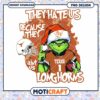 Texas Longhorns Grinch PNG Design for Football Fans