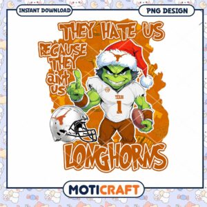 Texas Longhorns Christmas PNG Design for Fans