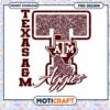 Texas A&M Aggies Glittery T Design PNG Download File