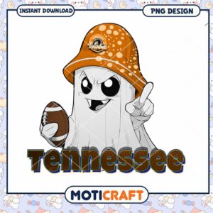 Tennessee Volunteers Ghost PNG Design Instant Download