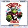 Temple Owls Football Grinch PNG Art Instant Download