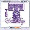 TCU Horned Frogs Glitter PNG Design for Instant Download