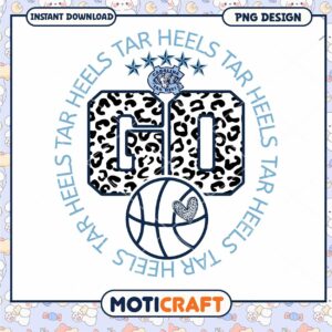 Tar Heels Basketball Go PNG Graphic for Download