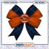 Syracuse Orange Bow PNG Design Instant Download Art