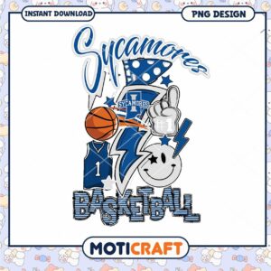 Sycamores Basketball Design Instant Download PNG File