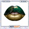Stylish Green and Gold Lip PNG Instant Download Design 1 Stylish Green and Gold Lip PNG Instant Download Design