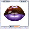 Stylish Brown and Purple Lips PNG Design for Download 2 Stylish Brown and Purple Lips PNG Design for Download
