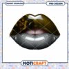 Stylish Black and Gold Lips PNG Design for Download 1 Stylish Black and Gold Lips PNG Design for Download