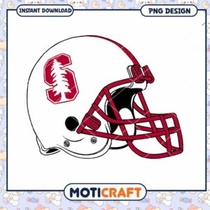 Stanford University Football Helmet PNG Download Design