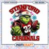 Stanford Cardinals Grinch Football PNG Design Download