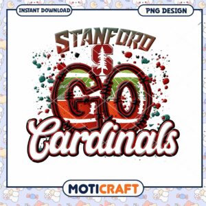 Stanford Cardinals Go PNG Graphic Instant Download Art