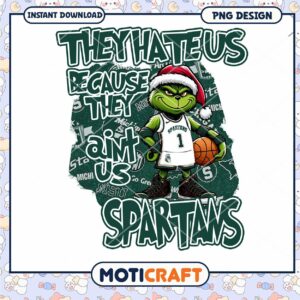 Spartan Basketball Grinch Instant Download PNG Design