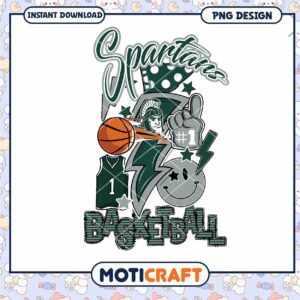 Spartan Basketball PNG Design for Instant Download Fun