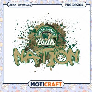South Florida Bulls Nation PNG Design Instant Download