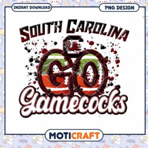 South Carolina Gamecocks Go PNG Design Instant Download