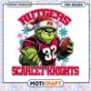 Rutgers Scarlet Knights Grinch Football PNG Design 2 Rutgers Scarlet Knights Grinch Football PNG Design