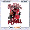 Red Wolves Football PNG Design for Instant Download