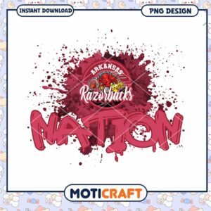 Razorbacks Nation PNG Design Instant Download Art