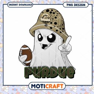 Purdue Ghost Sports PNG Clip Art for Instant Download
