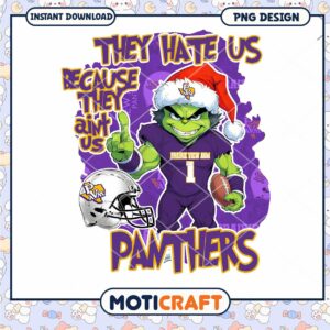 Prairie View Panthers Cartoon Christmas PNG Design Download
