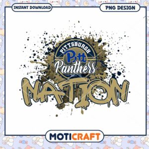 Pittsburgh Panthers Nation PNG Design Instant Download