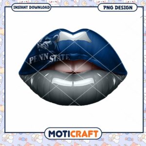 Penn State Lips PNG Graphic Instant Download Design