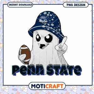 Penn State Ghost PNG Football Design for Download