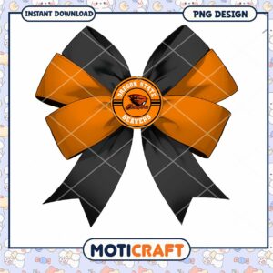 Oregon State Beavers Bow Design PNG Digital Download