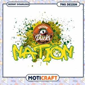 Oregon Ducks Nation PNG Design Instant Download Art