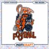 Orange Football PNG Design for Instant Download Art