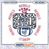Ole Miss Rebels Football PNG Design for Fans Download