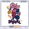 Ole Miss Rebels Baseball PNG Design for Instant Download