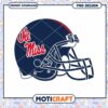 Ole Miss Football Helmet PNG Graphic for Downloads