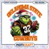 Oklahoma State Cowboys Grinch Football PNG Design Download