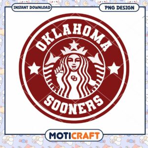 Oklahoma Sooners PNG Design for Instant Download Art