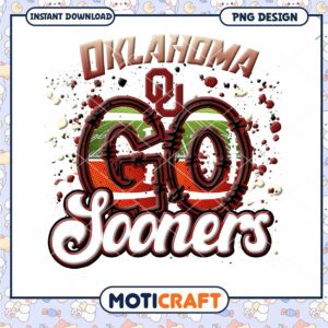 Oklahoma Sooners PNG Sublimation Design