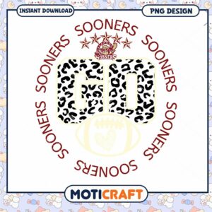Oklahoma Sooners Go PNG Design Instant Download Art