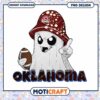 Oklahoma Ghost Football Fan Art PNG Instant Download Design